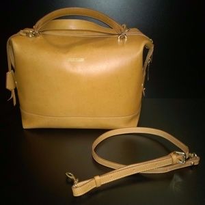 Dooney and Bourke Alto Pia Satchel in Natural
